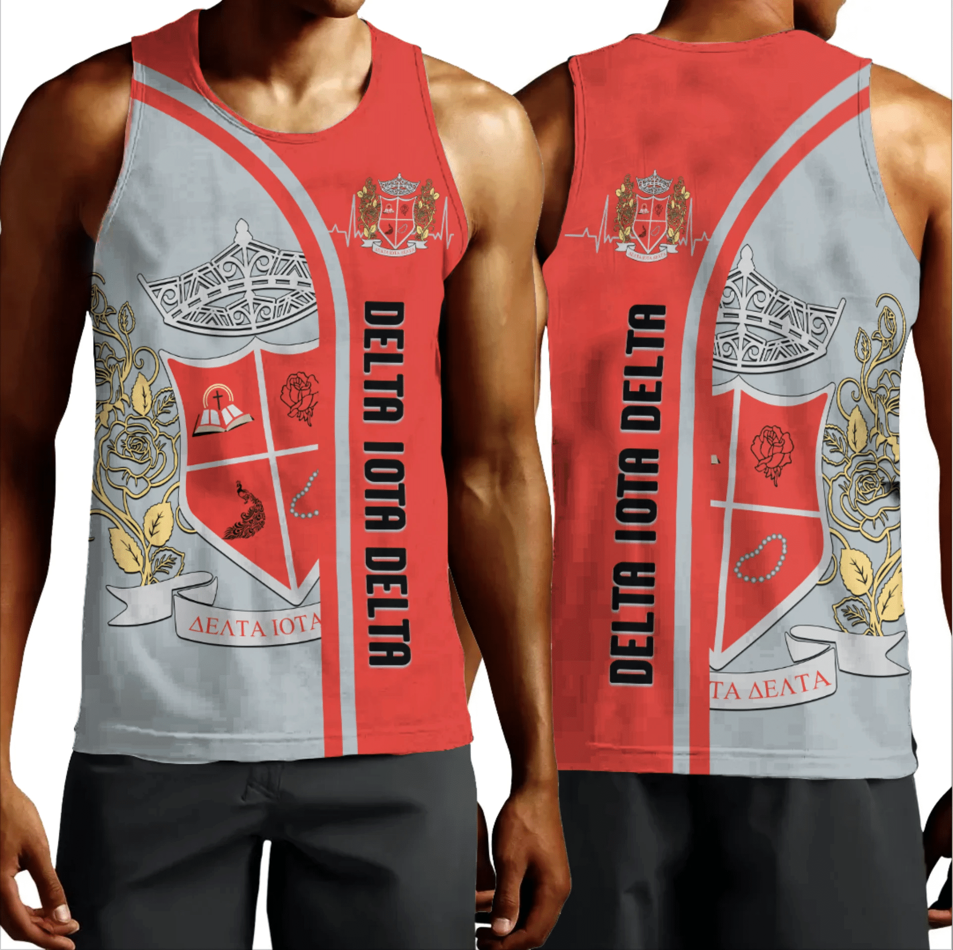 Sorority Tank Top - Delta Iota Delta In My Heart Tank Top
