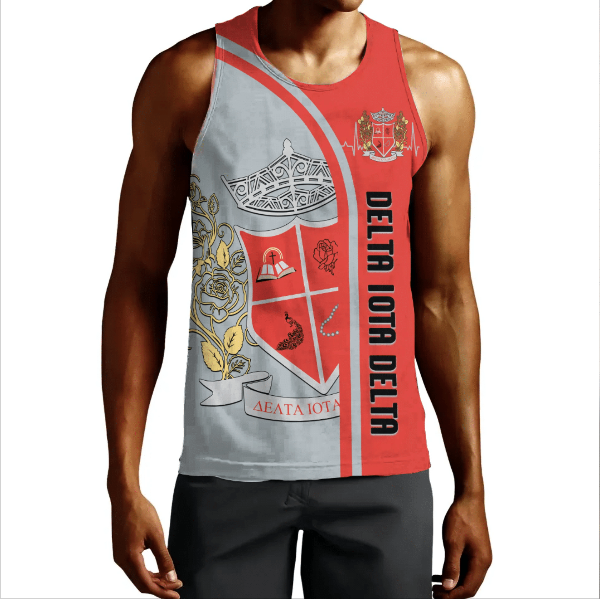 Sorority Tank Top - Delta Iota Delta In My Heart Tank Top