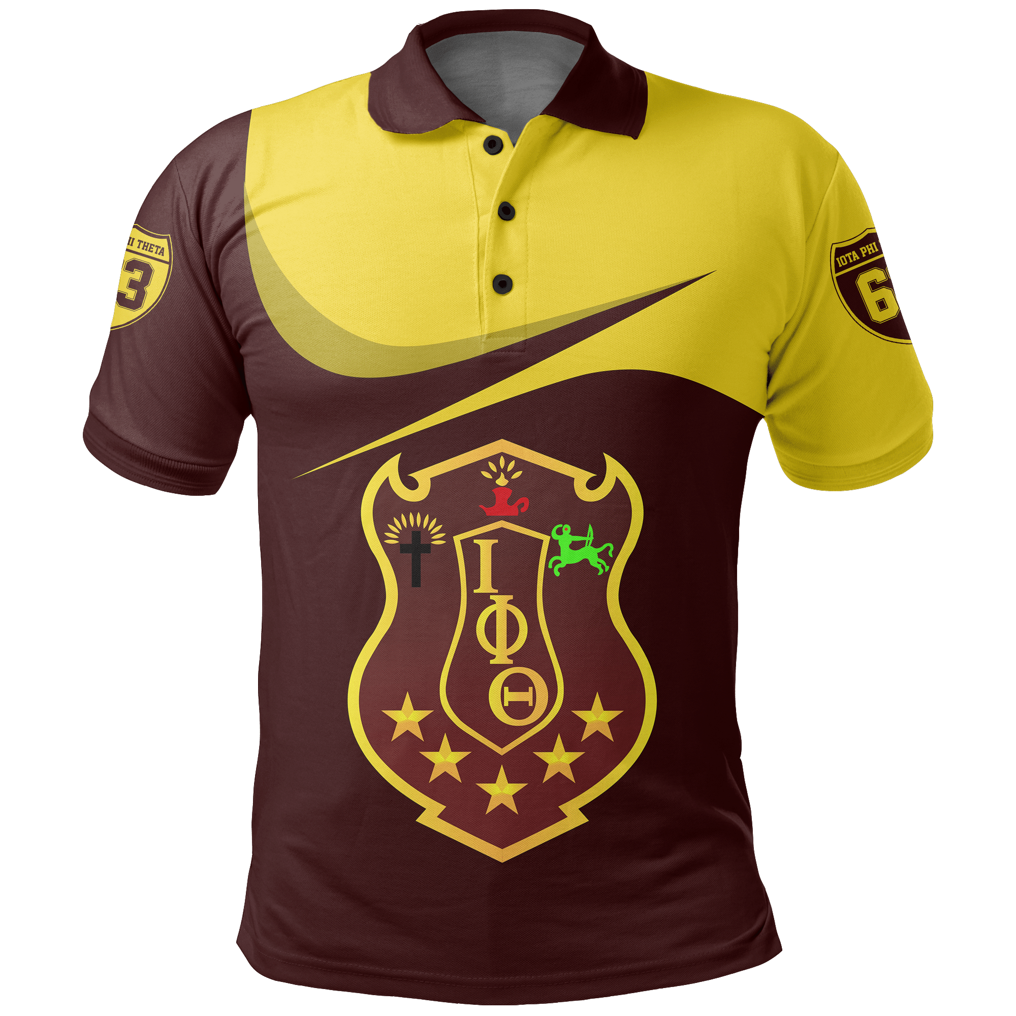 Fraternity Polo - Iota Phi Theta Curve Style Polo Shirt