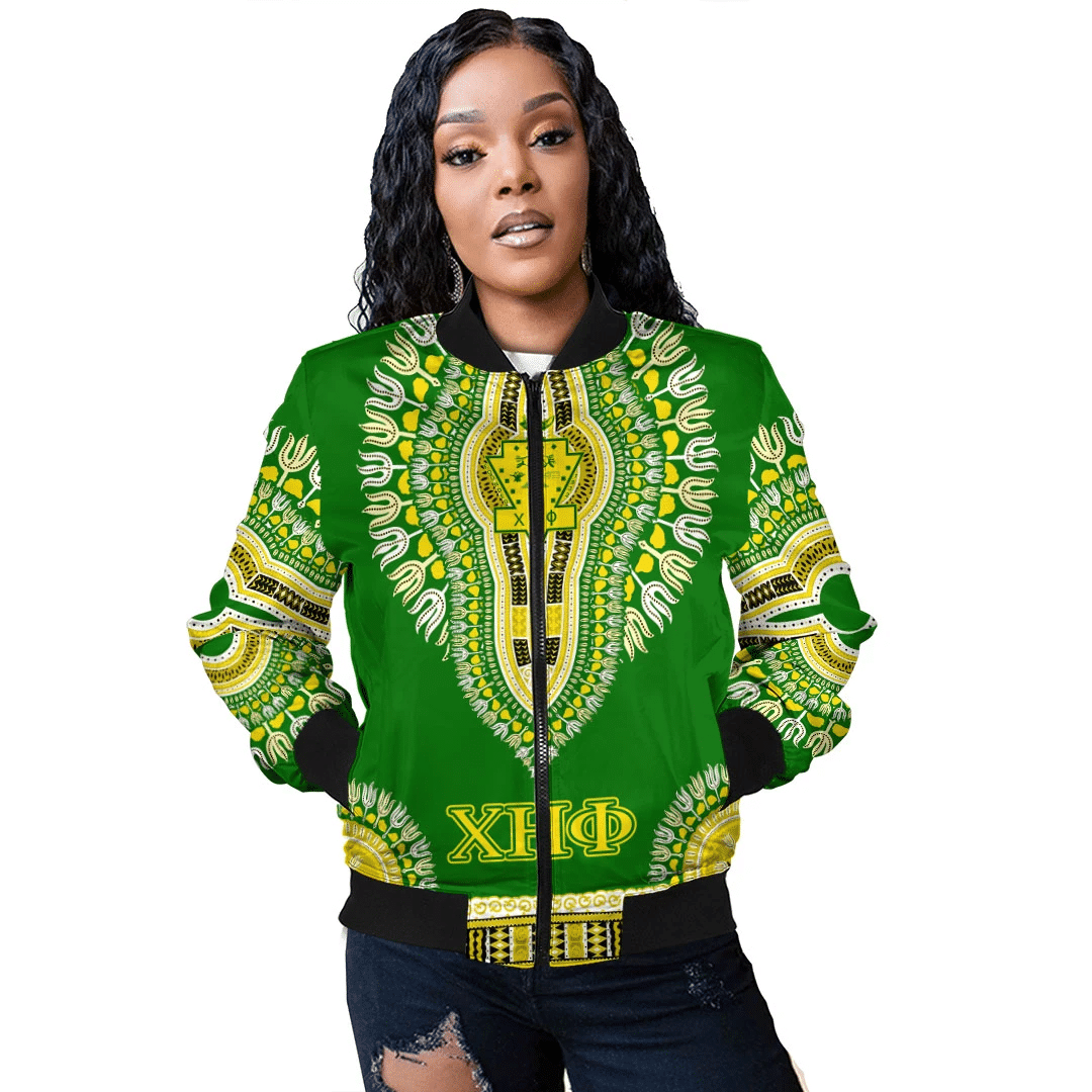 Sorority Jacket - Chi Eta Phi Dashiki Bomber Jackets