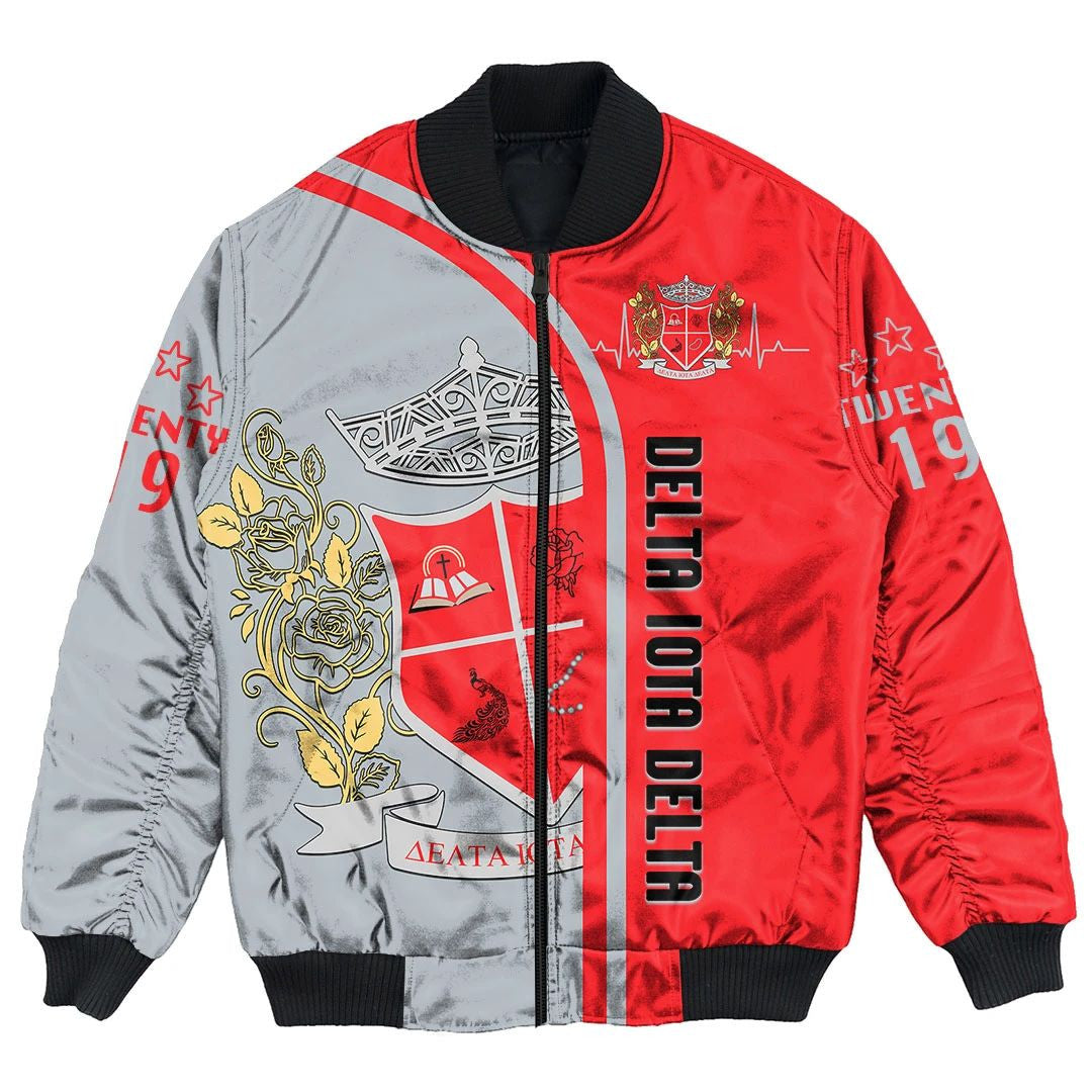 Sorority Jacket - Delta Iota Delta In My Heart Bomber Jacket