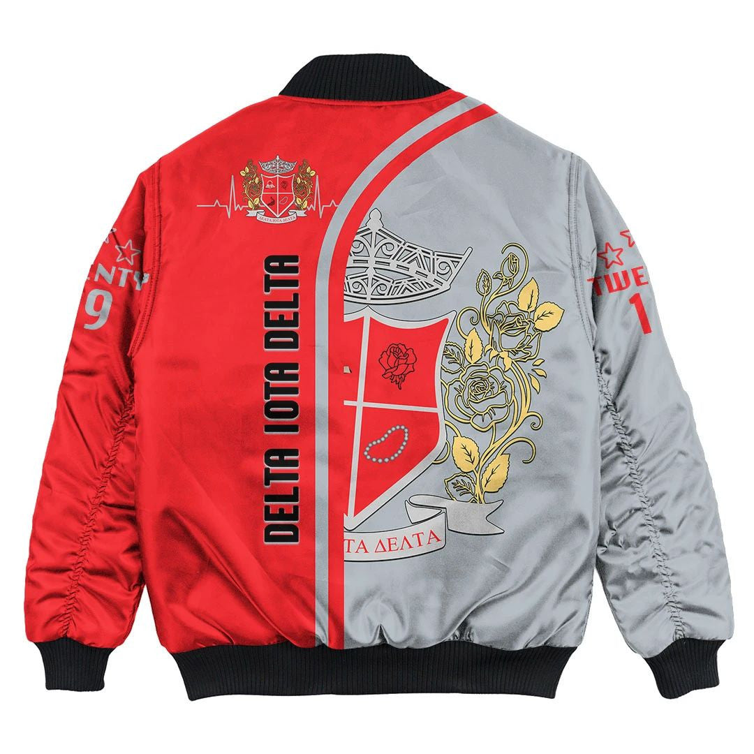 Sorority Jacket - Delta Iota Delta In My Heart Bomber Jacket