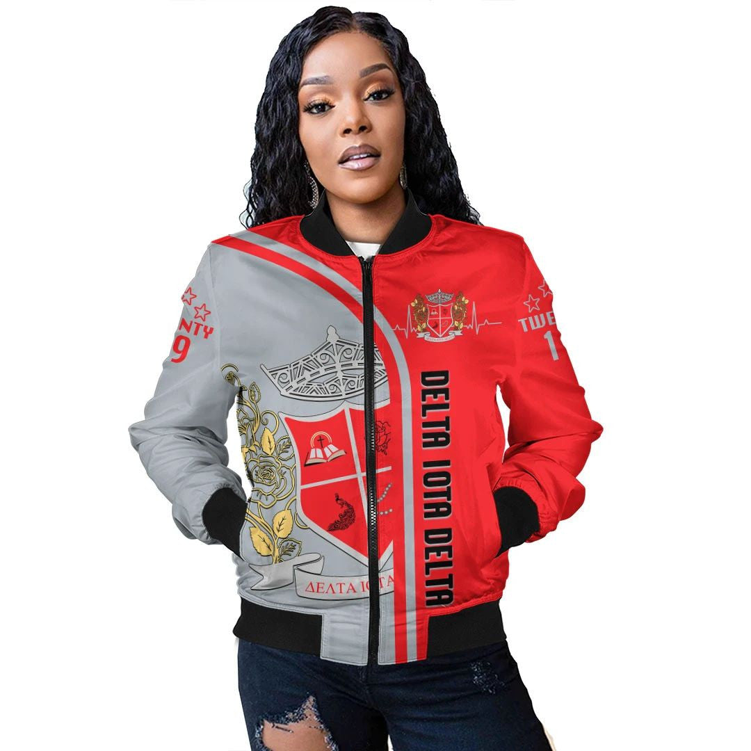 Sorority Jacket - Delta Iota Delta In My Heart Bomber Jacket