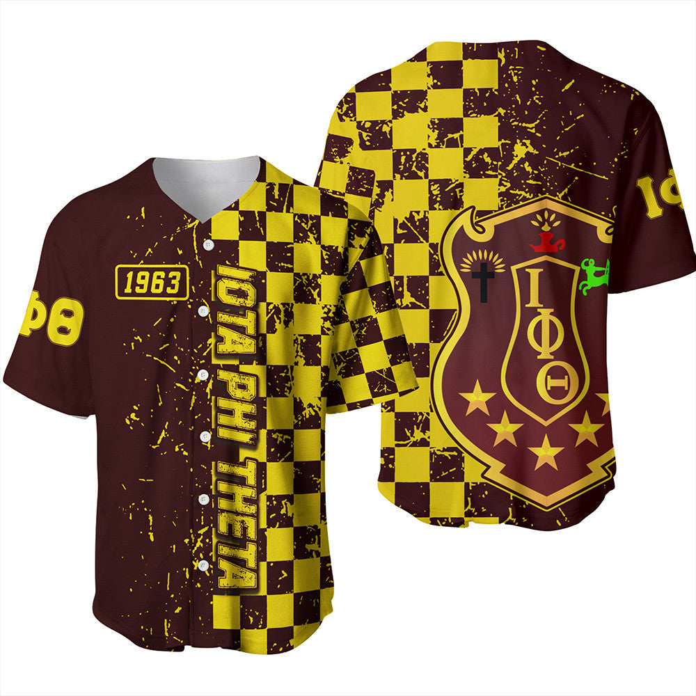 Fraternity Baseball Jersey - Iota Phi Theta Caro Style Baseball Jersey