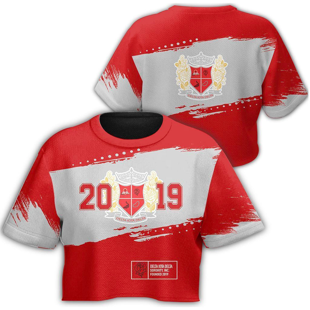 Sorority T-Shirt - Delta Iota Delta University Croptop T-Shirt