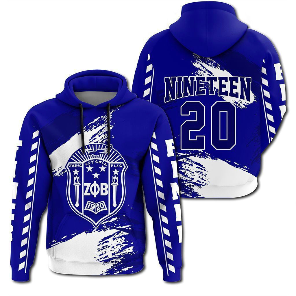 Sorority Hoodie - Zeta Phi Beta Nineteen Hoodie