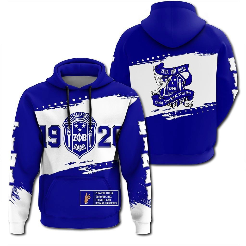Sorority Hoodie - Zeta Phi Beta University Hoodie