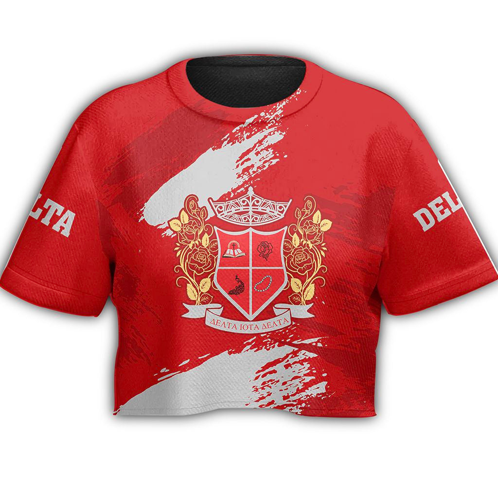 Sorority T-Shirt - Delta Iota Delta Nineteen Croptop T-Shirt