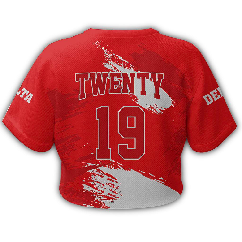 Sorority T-Shirt - Delta Iota Delta Nineteen Croptop T-Shirt