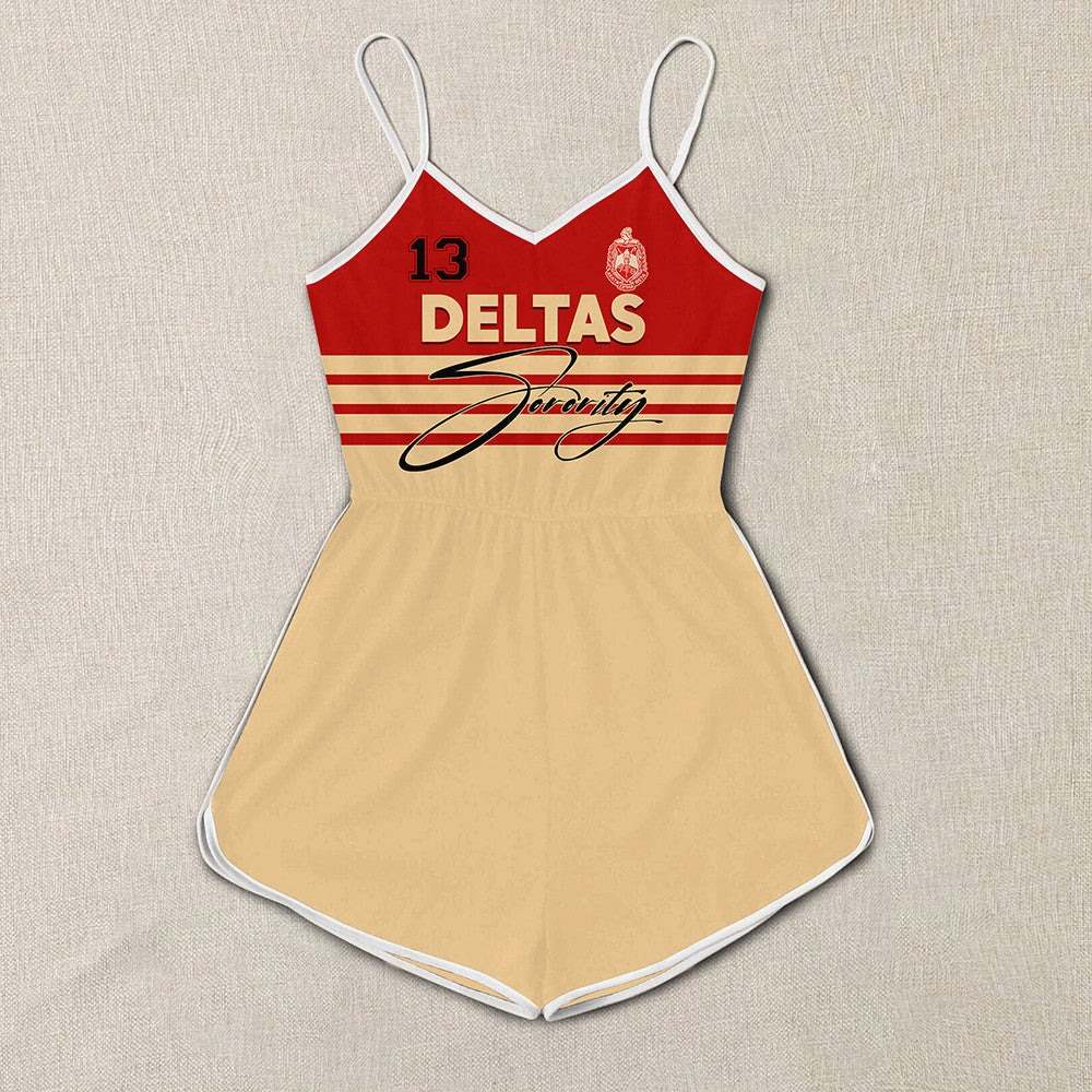 Sorority Romper - Delta Sigma Theta Sporty Premium Romper