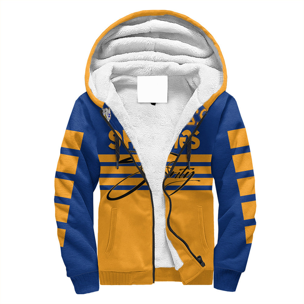 Sorority Hoodie - Sigma Gamma Rho Sporty Premium Sherpa Hoodie