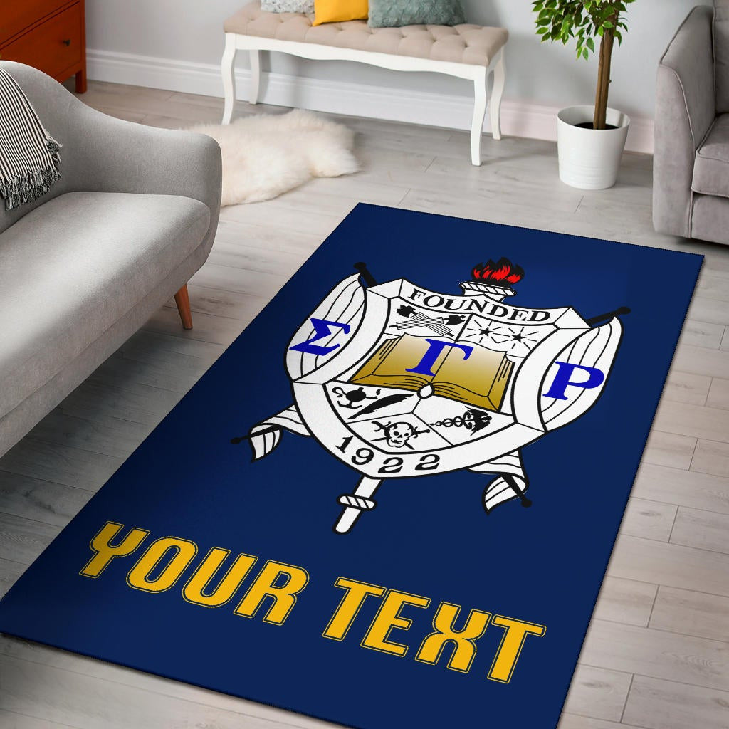 Sorority Area Rug - Personalized Sigma Gamma Rho Area Rug Classic