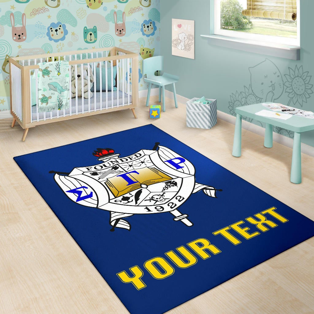 Sorority Area Rug - Personalized Sigma Gamma Rho Area Rug Classic