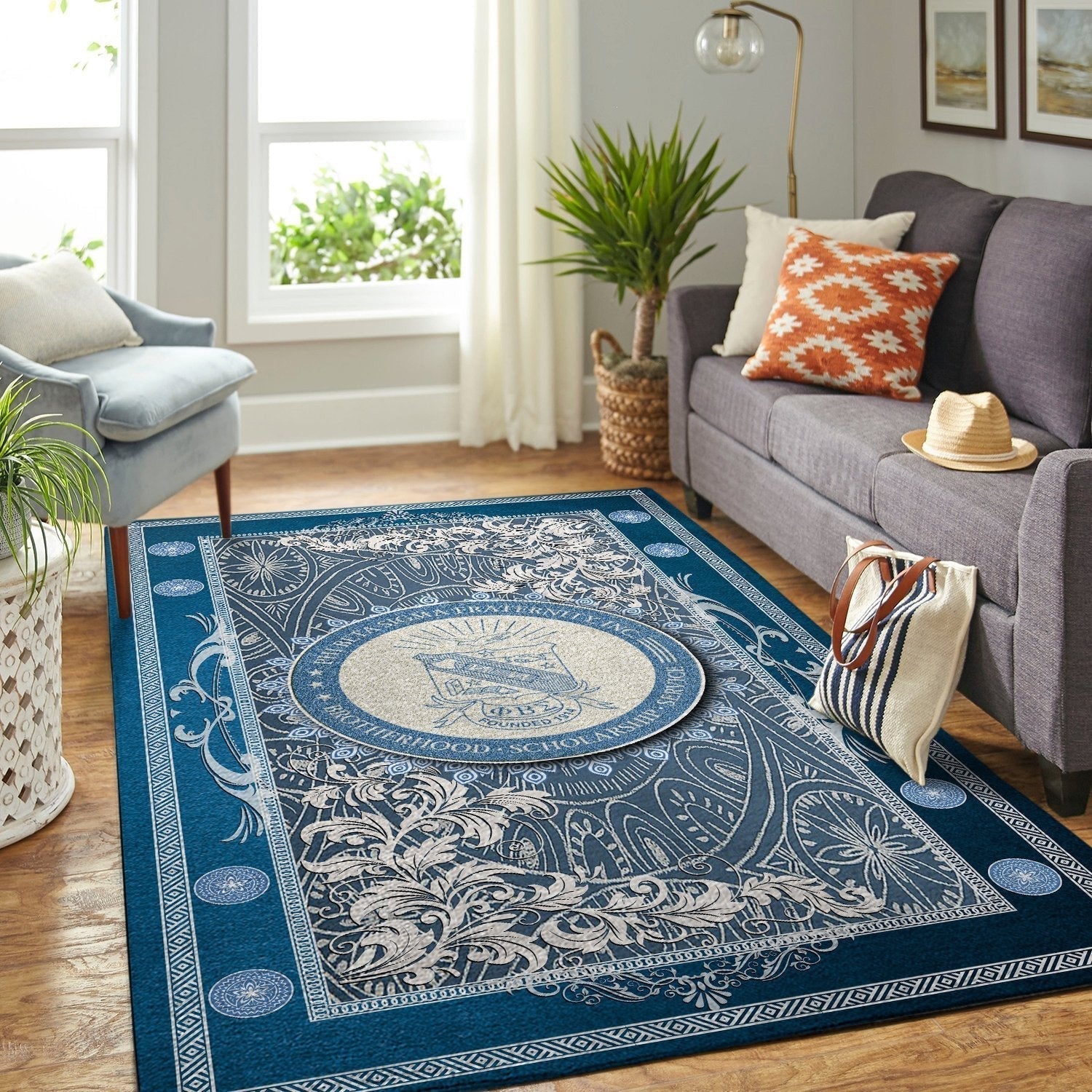 Fraternity Area Rug - Phi Beta Sigma Blue Area Rug