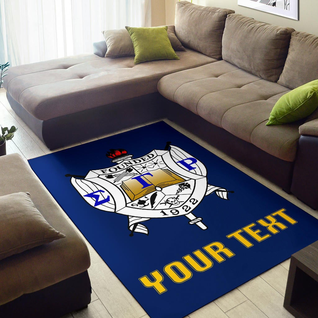 Sorority Area Rug - Personalized Sigma Gamma Rho Area Rug Classic