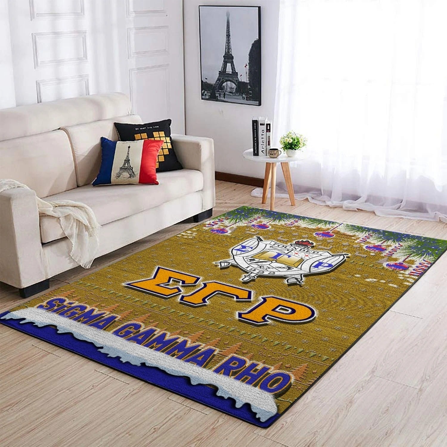 Sorority Area Rug - Christmas Sigma Gamma Rho