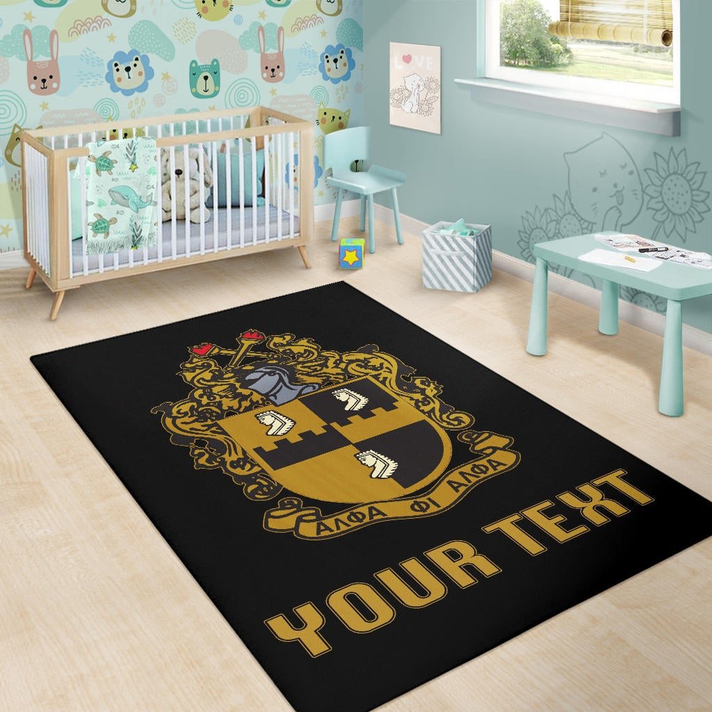 Fraternity Area Rug - Personalized Alpha Phi Alpha Area Rug Classic