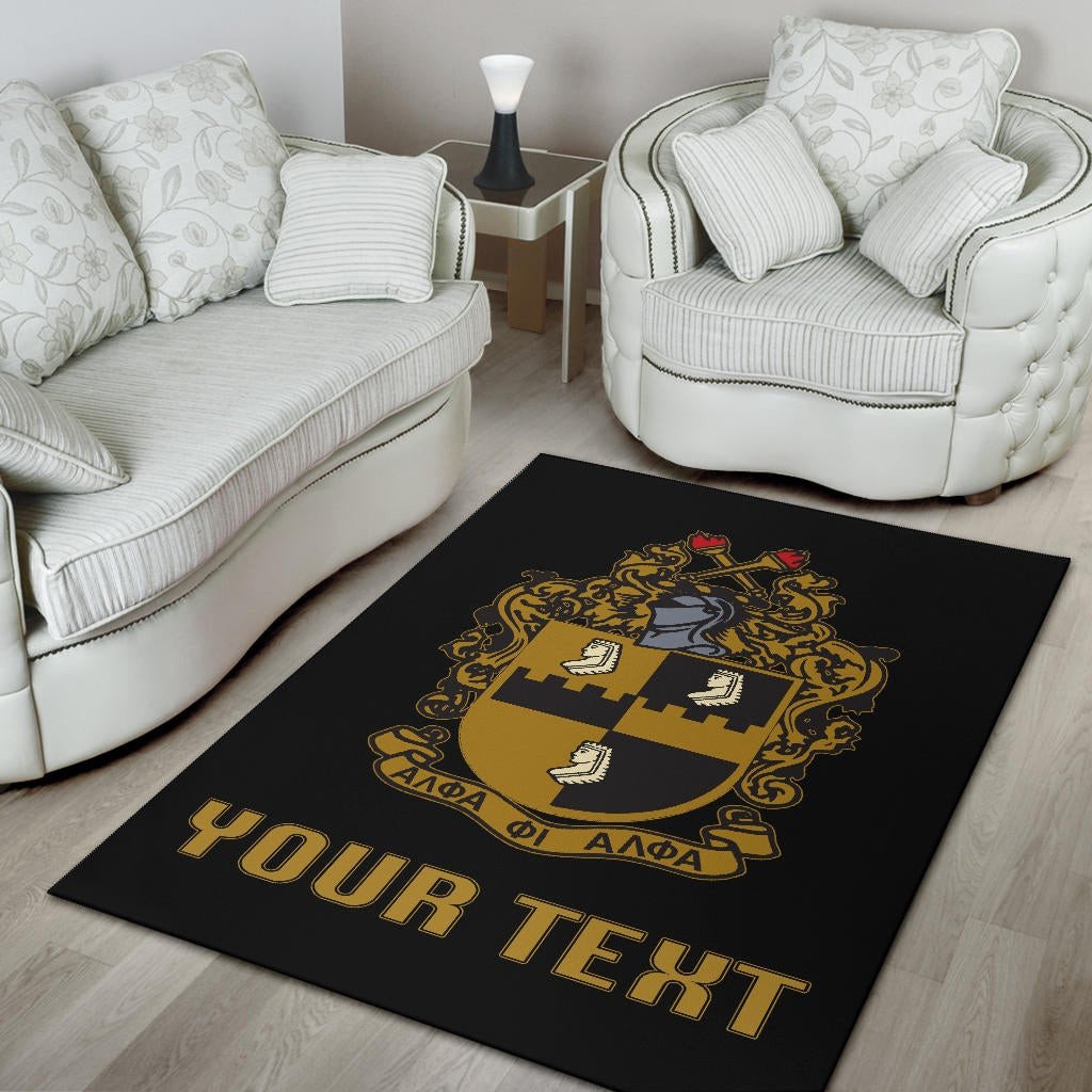 Fraternity Area Rug - Personalized Alpha Phi Alpha Area Rug Classic
