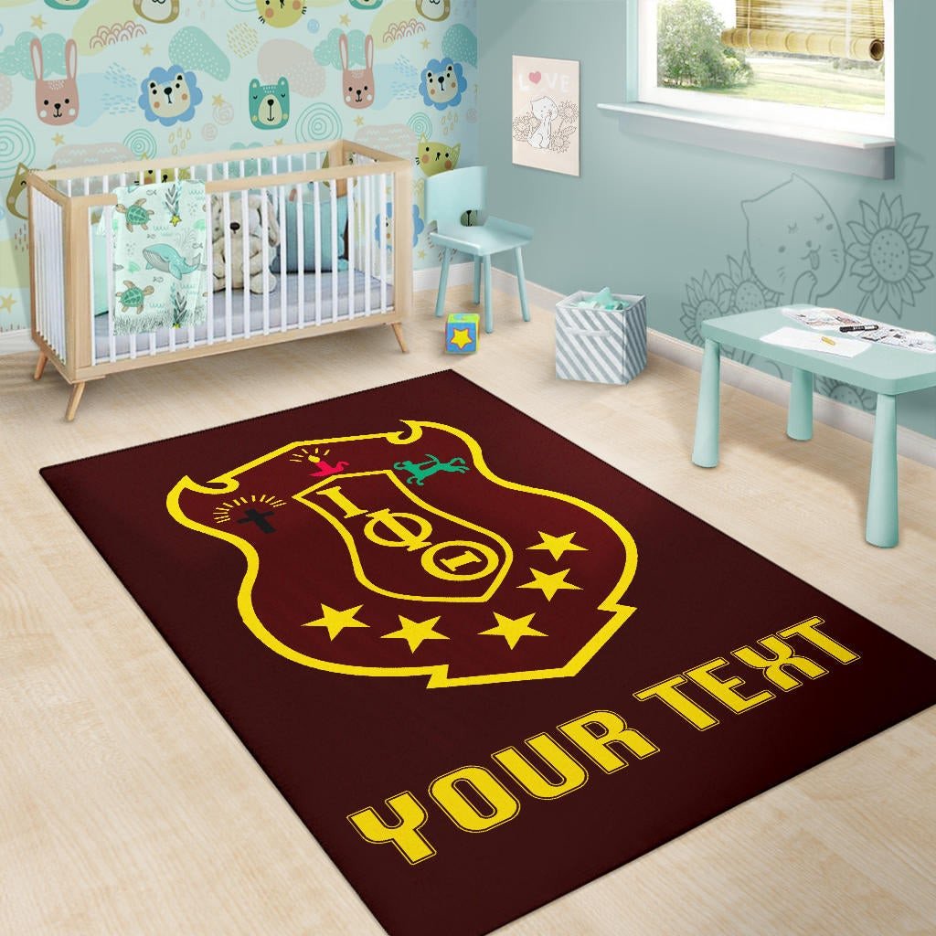 Fraternity Area Rug - Personalized Iota Phi Theta Area Rug Classic