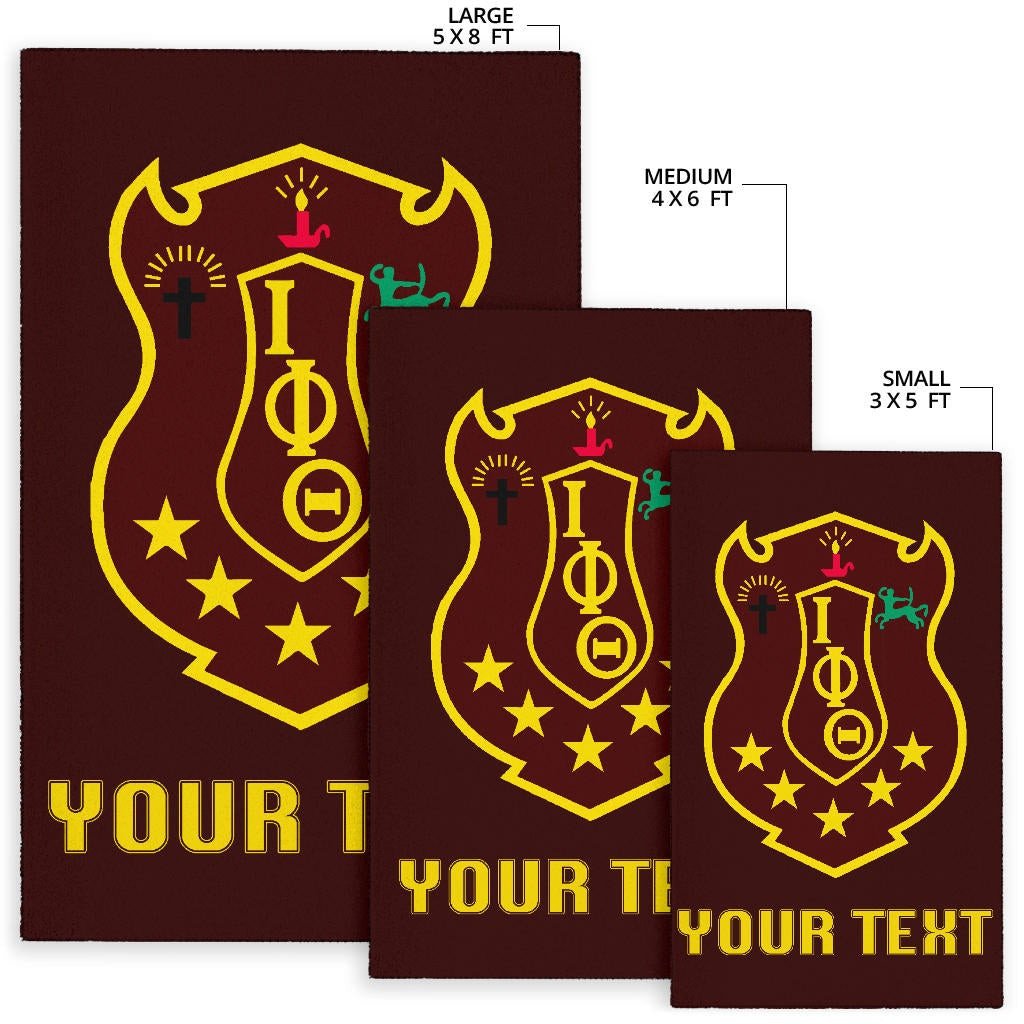 Fraternity Area Rug - Personalized Iota Phi Theta Area Rug Classic