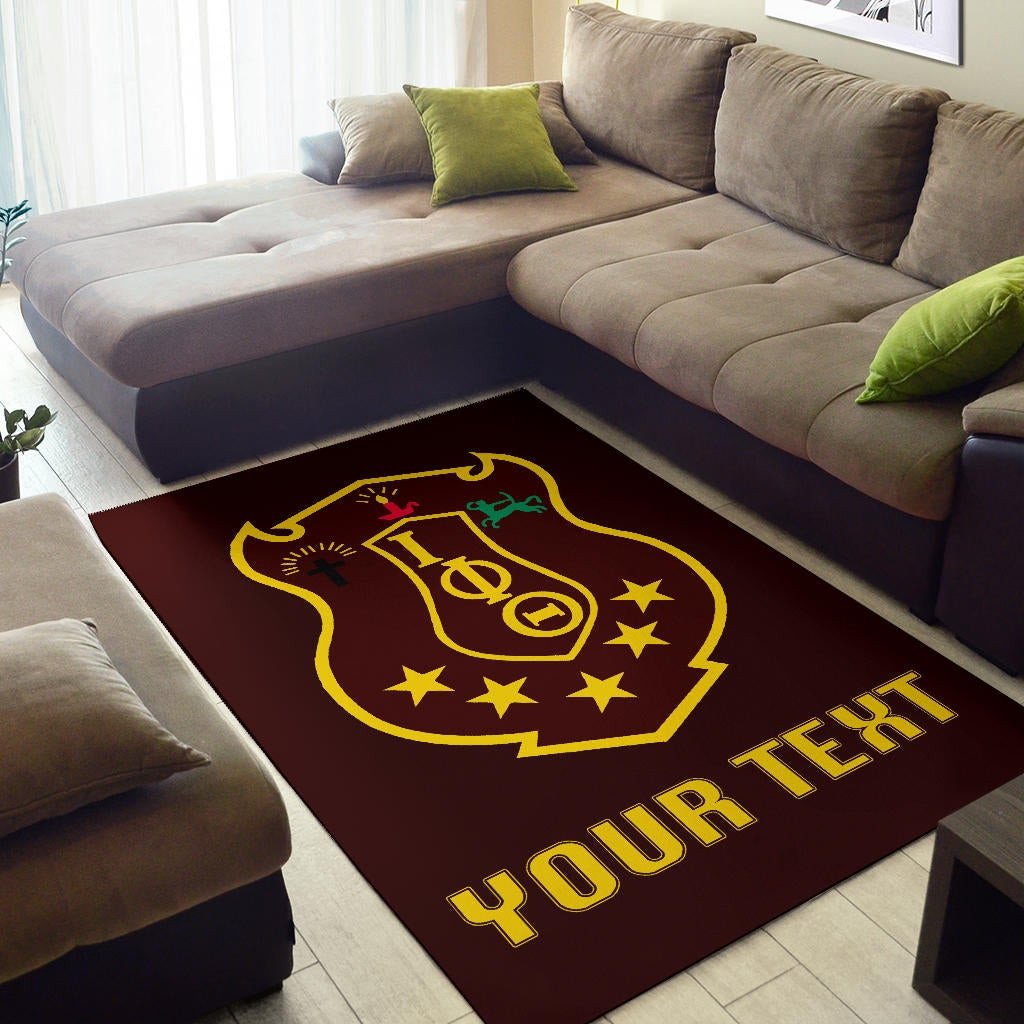 Fraternity Area Rug - Personalized Iota Phi Theta Area Rug Classic