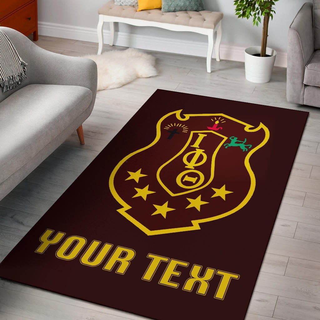 Fraternity Area Rug - Personalized Iota Phi Theta Area Rug Classic