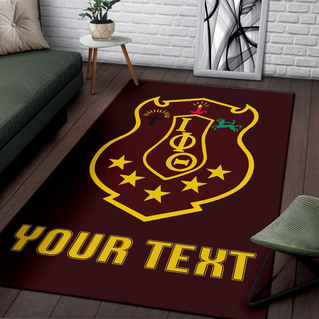 Fraternity Area Rug - Personalized Iota Phi Theta Area Rug Classic
