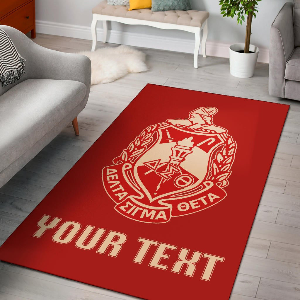 Sorority Area Rug - Personalized Delta Sigma Theta Area Rug Classic
