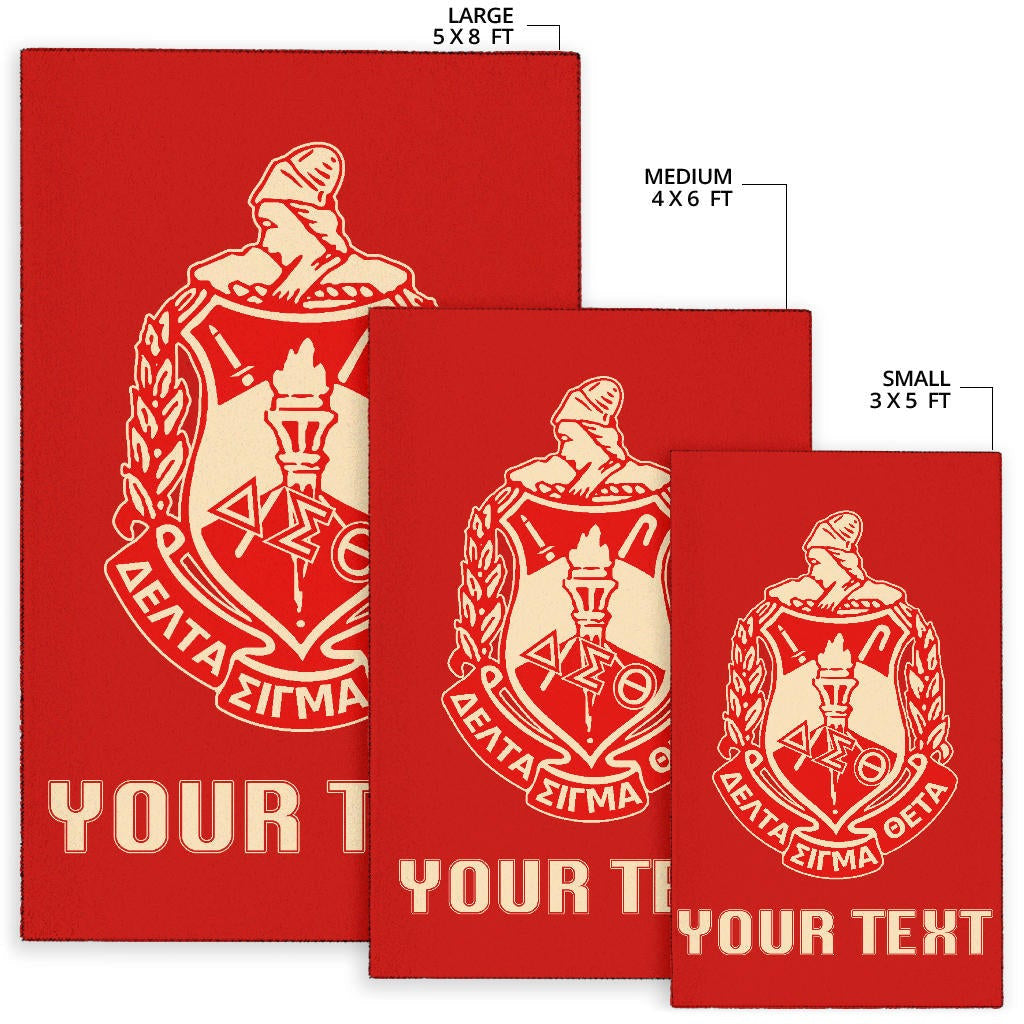 Sorority Area Rug - Personalized Delta Sigma Theta Area Rug Classic