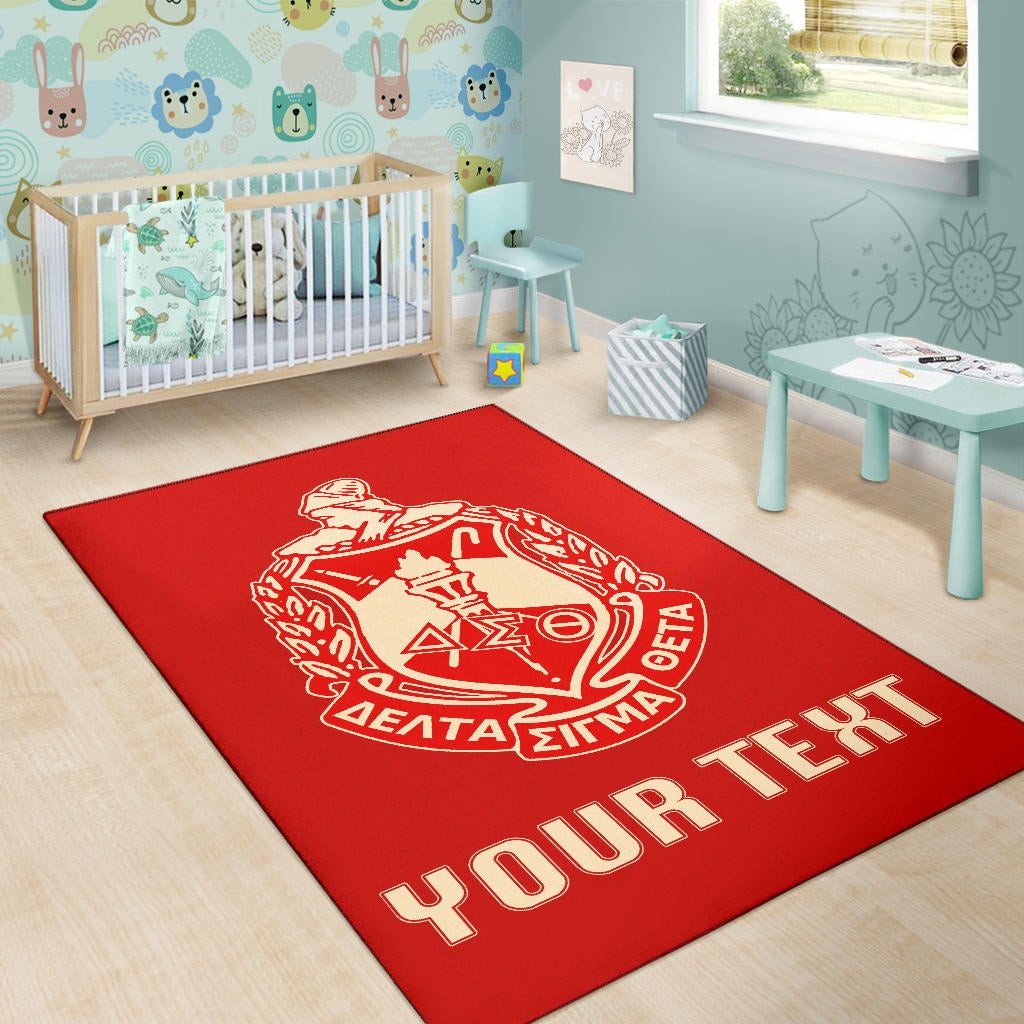 Sorority Area Rug - Personalized Delta Sigma Theta Area Rug Classic