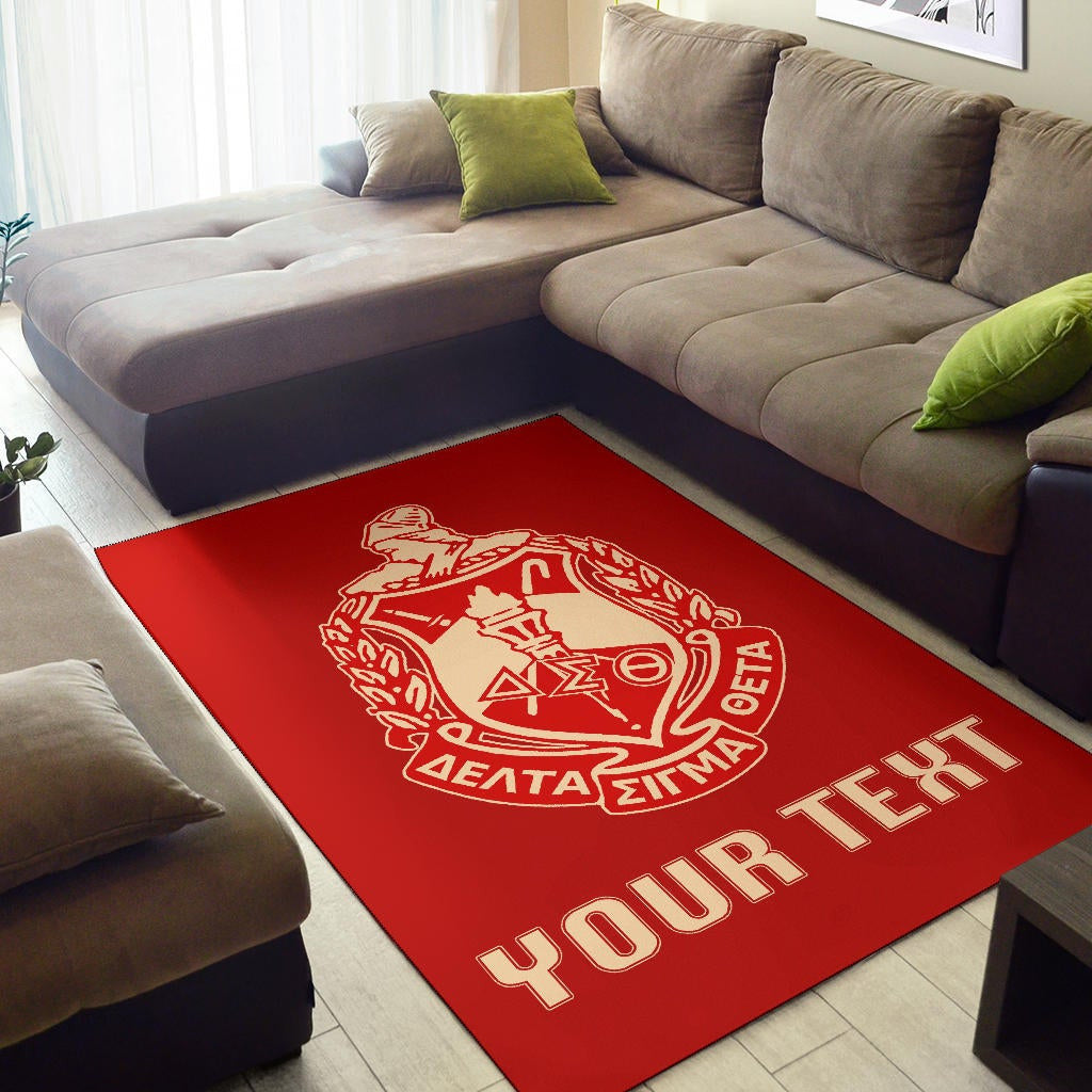 Sorority Area Rug - Personalized Delta Sigma Theta Area Rug Classic