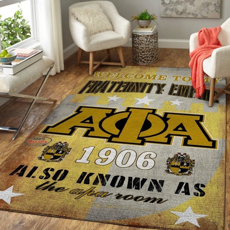 Fraternity Area Rug - Welcome To My Empire Alpha Phi Alpha