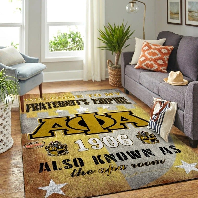 Fraternity Area Rug - Welcome To My Empire Alpha Phi Alpha