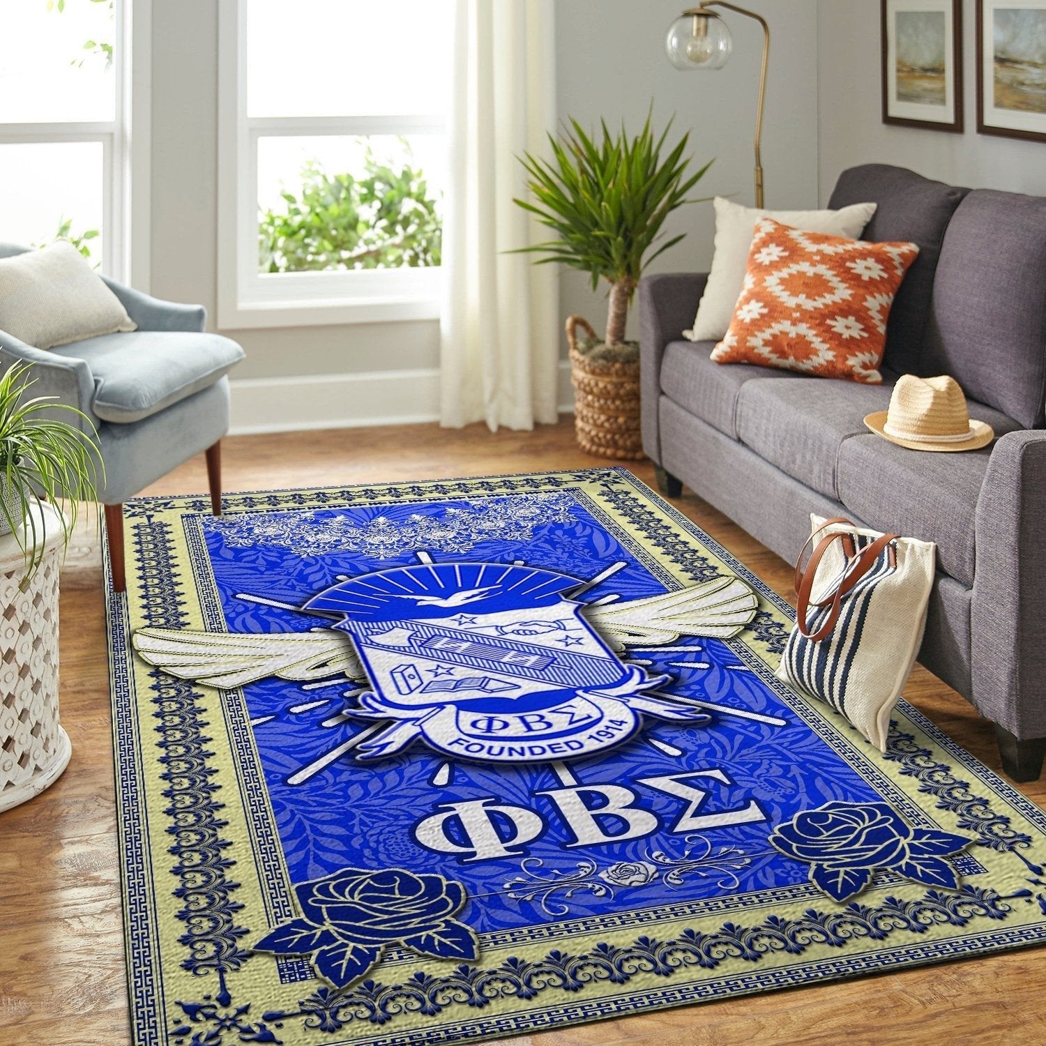Fraternity Area Rug - Phi Beta Sigma Amazing Area Rug