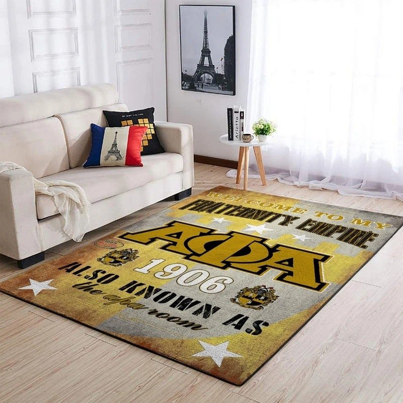 Fraternity Area Rug - Welcome To My Empire Alpha Phi Alpha