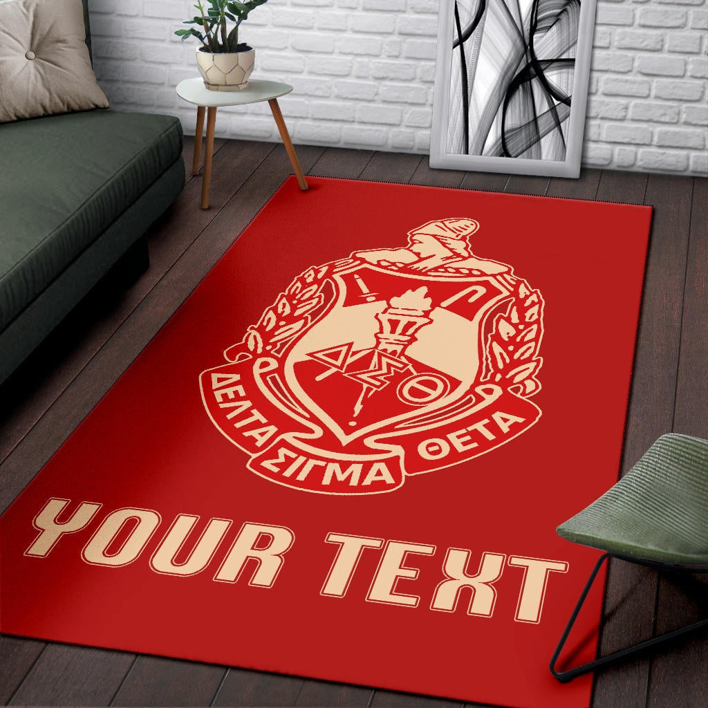 Sorority Area Rug - Personalized Delta Sigma Theta Area Rug Classic
