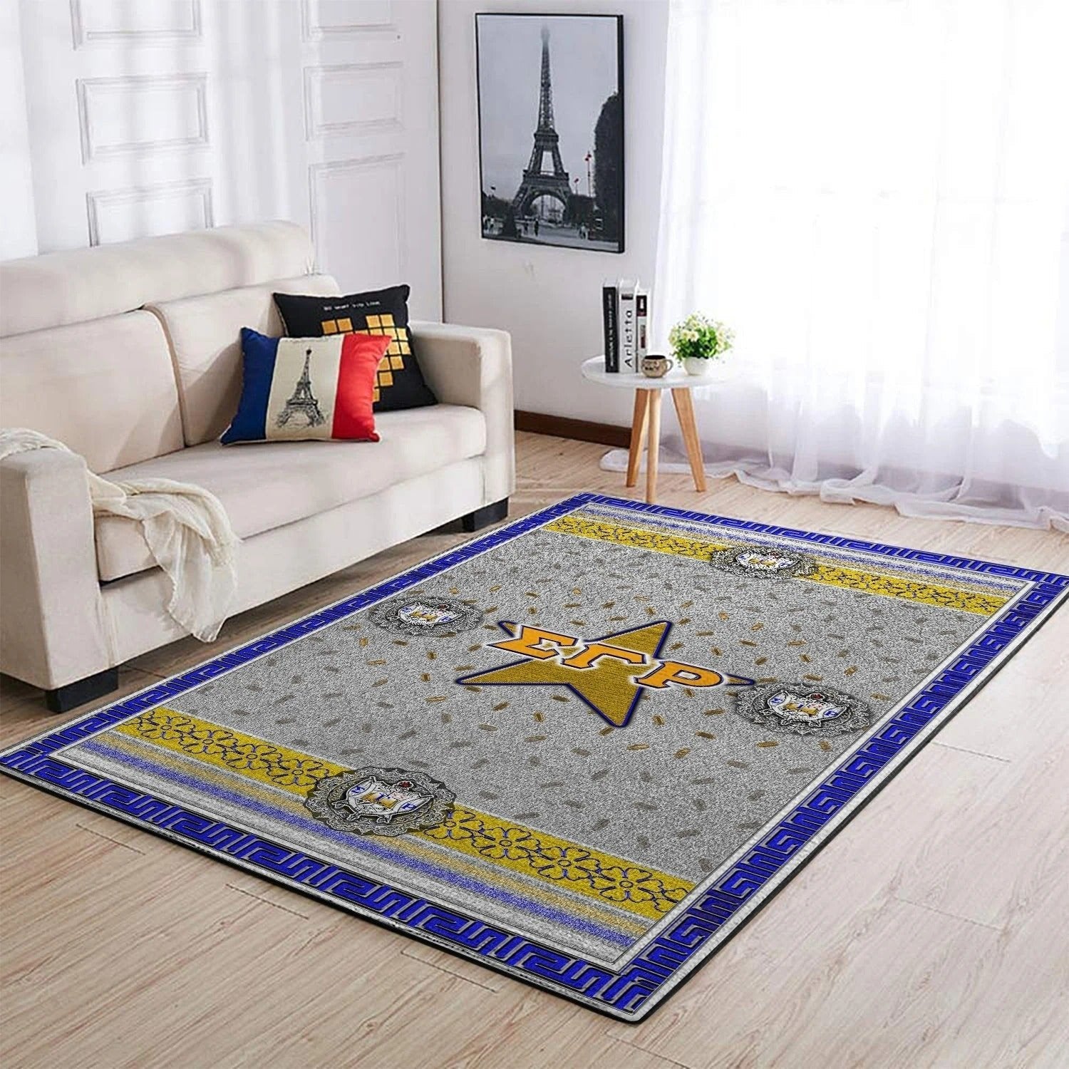 Sorority Area Rug - Flower Sigma Gamma Rho