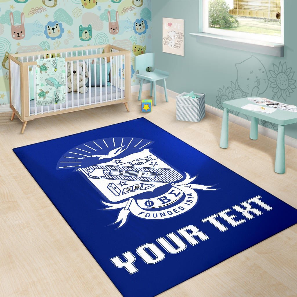 Fraternity Area Rug - Personalized Phi Beta Sigma Area Rug Classic