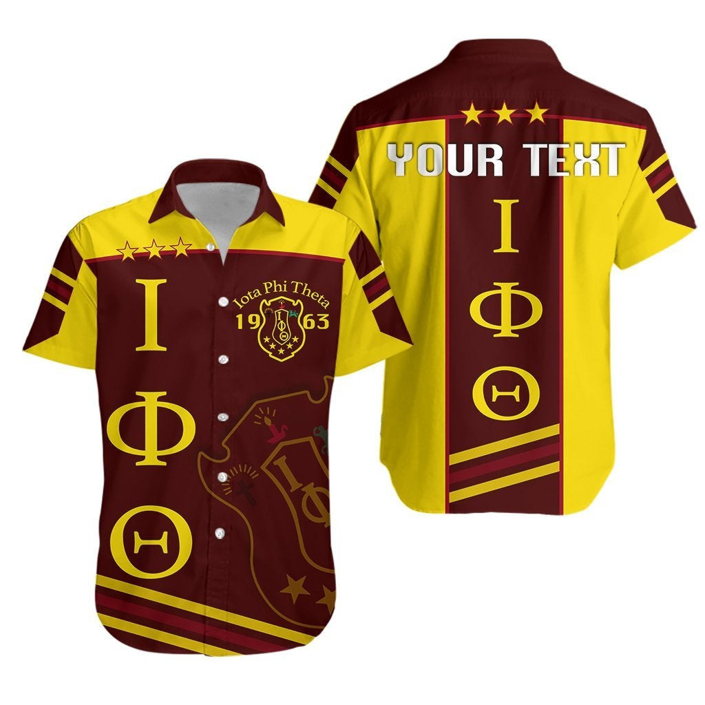 Fraternity Shirt - Personalized Iota Phi Theta Short Sleeve Shirt Newest