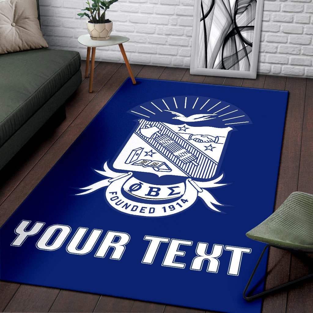 Fraternity Area Rug - Personalized Phi Beta Sigma Area Rug Classic
