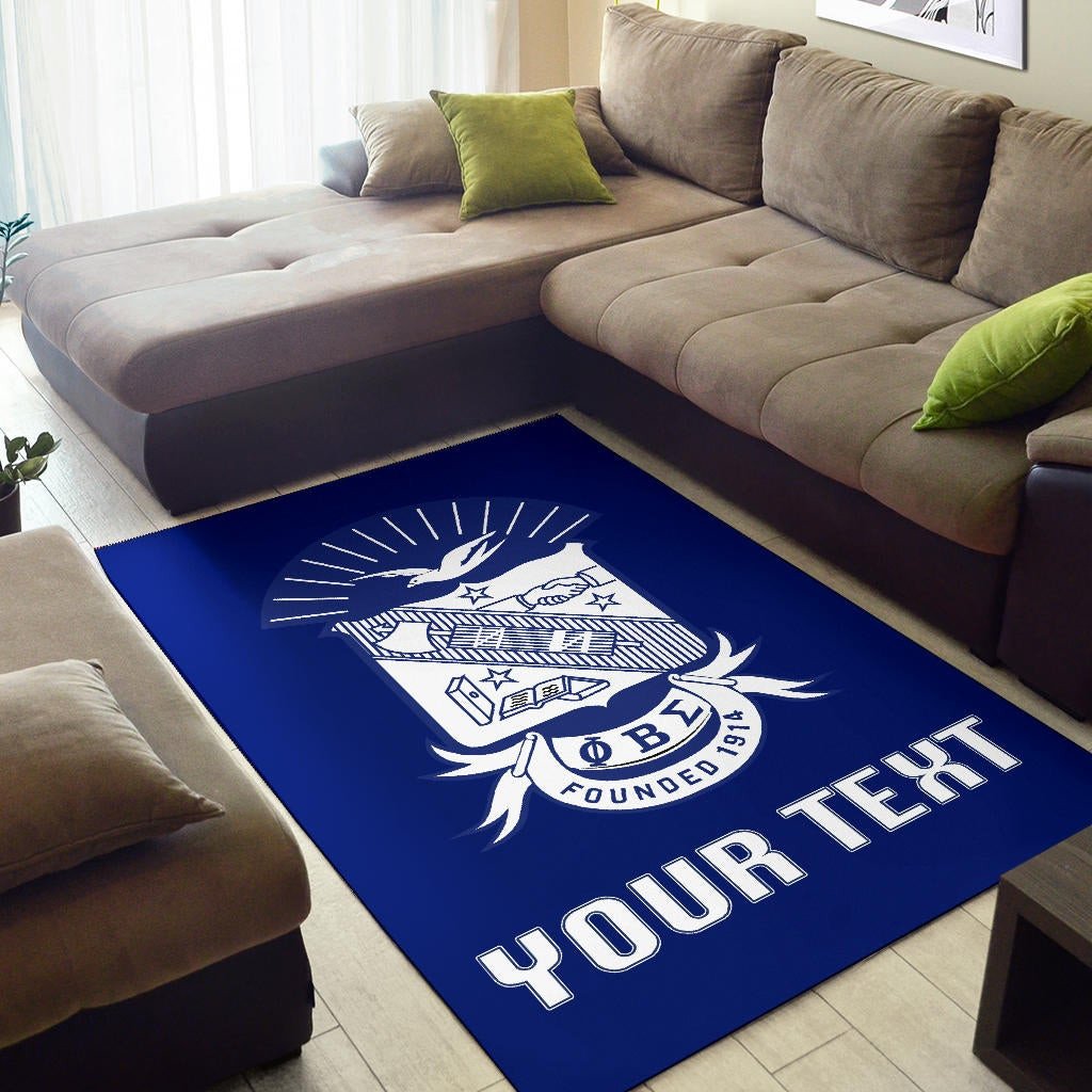 Fraternity Area Rug - Personalized Phi Beta Sigma Area Rug Classic