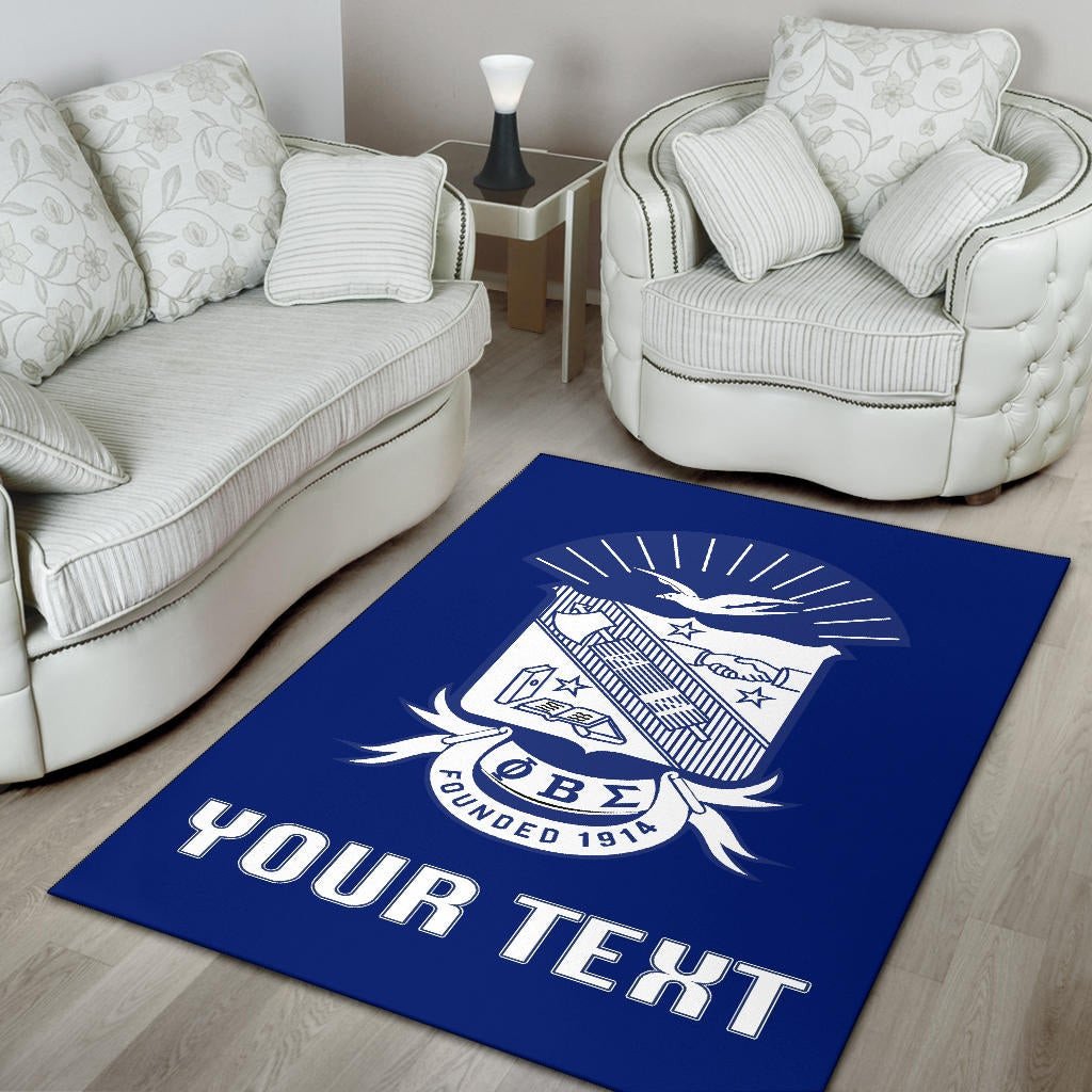 Fraternity Area Rug - Personalized Phi Beta Sigma Area Rug Classic
