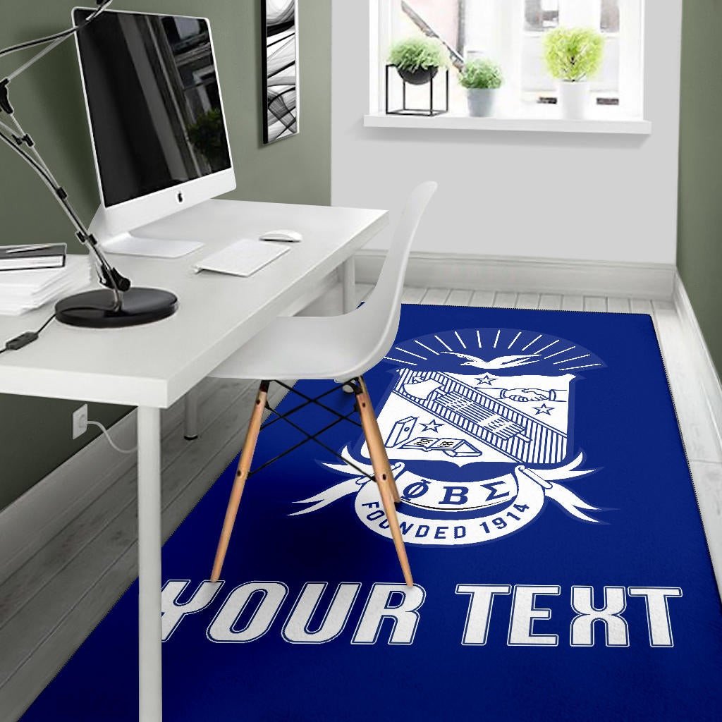 Fraternity Area Rug - Personalized Phi Beta Sigma Area Rug Classic