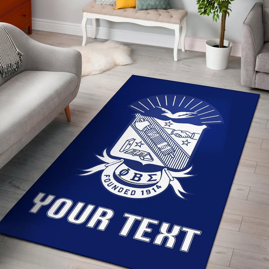 Fraternity Area Rug - Personalized Phi Beta Sigma Area Rug Classic