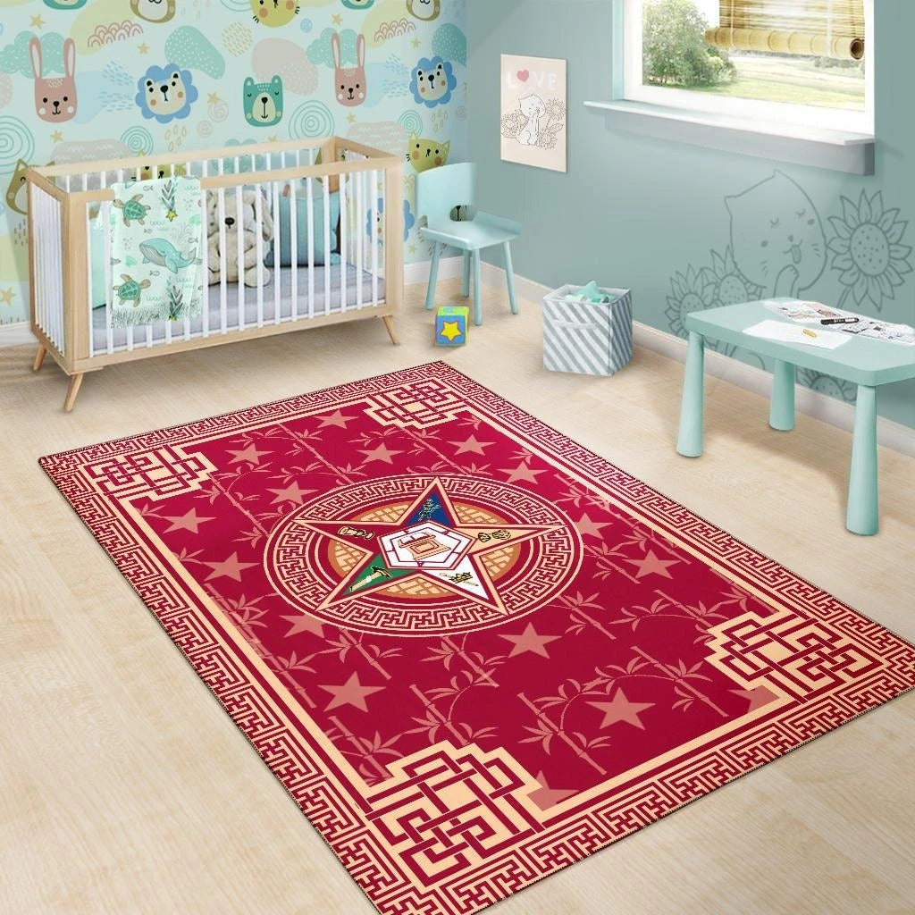 Sorority Area Rug - Stars Order Of Eastern Star OES