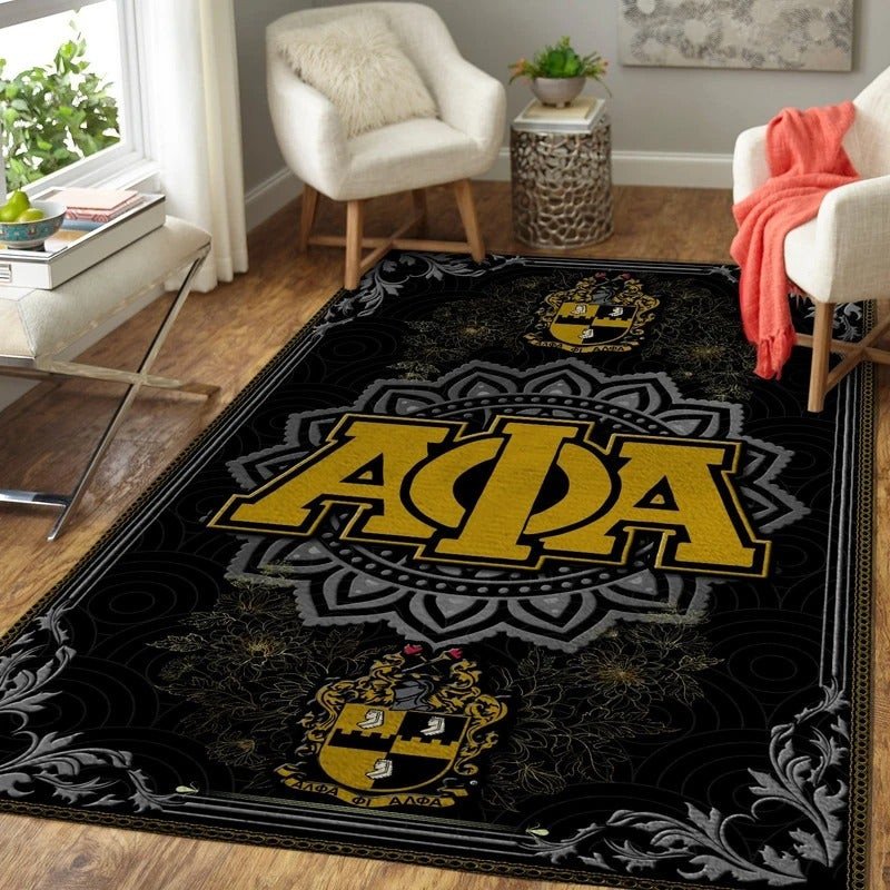 Fraternity Area Rug - Alpha Phi Alpha APA Fraternity