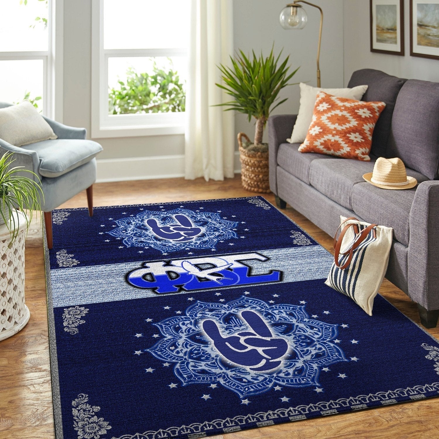Fraternity Area Rug - Phi Beta Sigma Brothers Area Rug