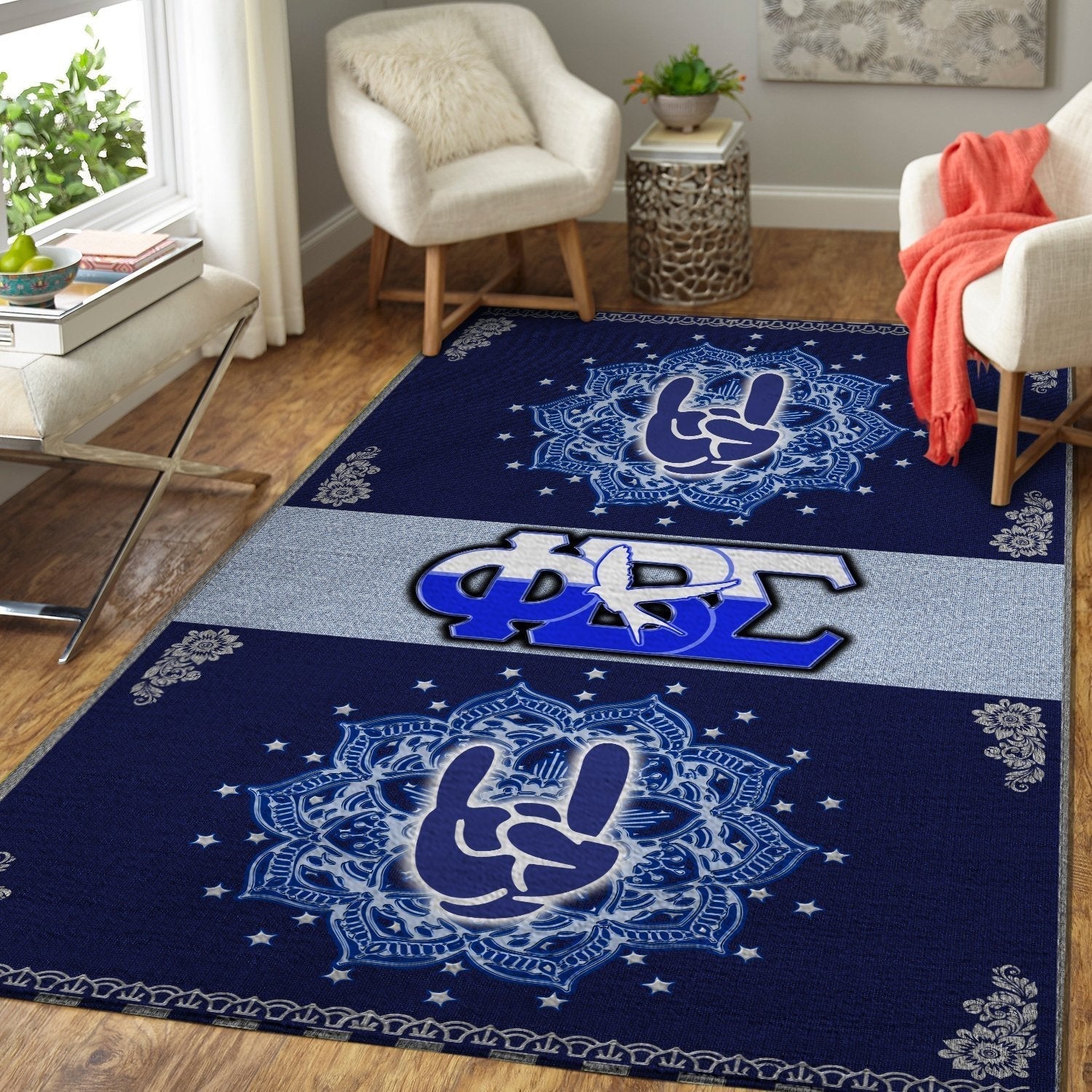 Fraternity Area Rug - Phi Beta Sigma Brothers Area Rug