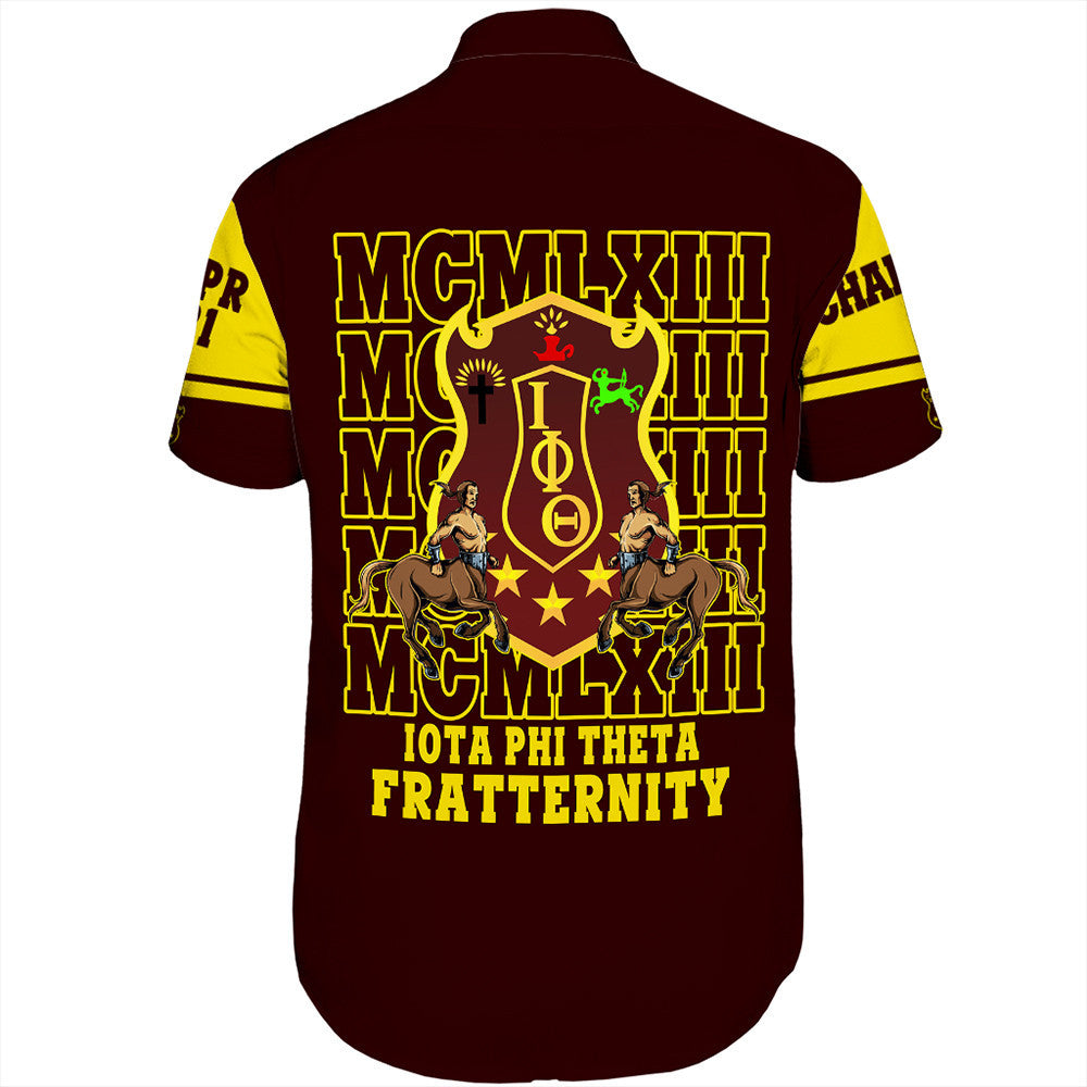 Fraternity Shirt - Personalized Iota Phi Theta MCM Style Short Sleeve Shirt