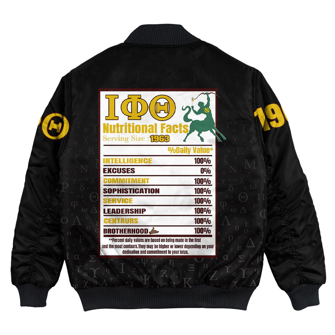 Fraternity Jacket - Iota Phi Theta Bomber Jacket A35